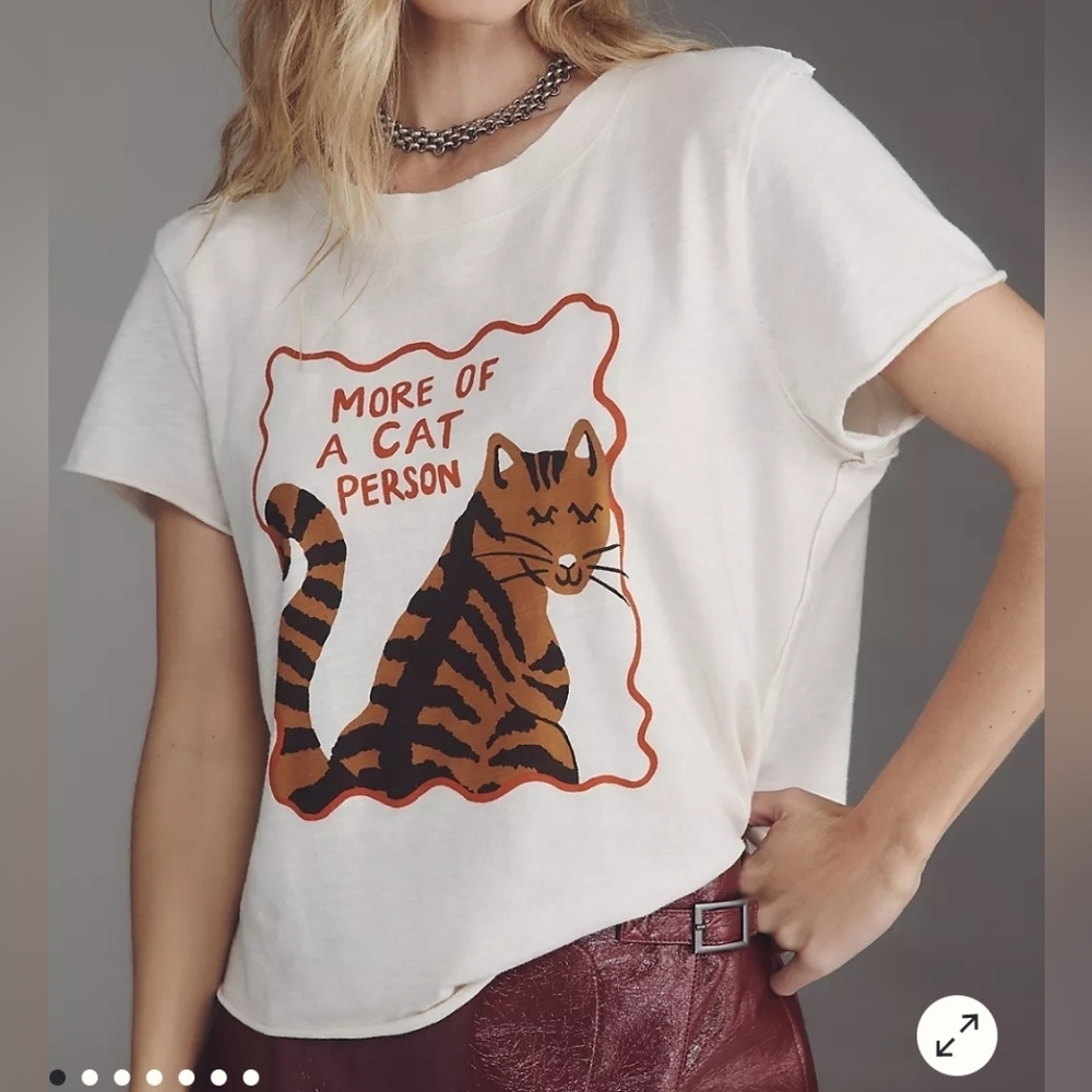 Anthropologie Maeve X Tulastra Studio Boxy Tee - Picture 3 of 9